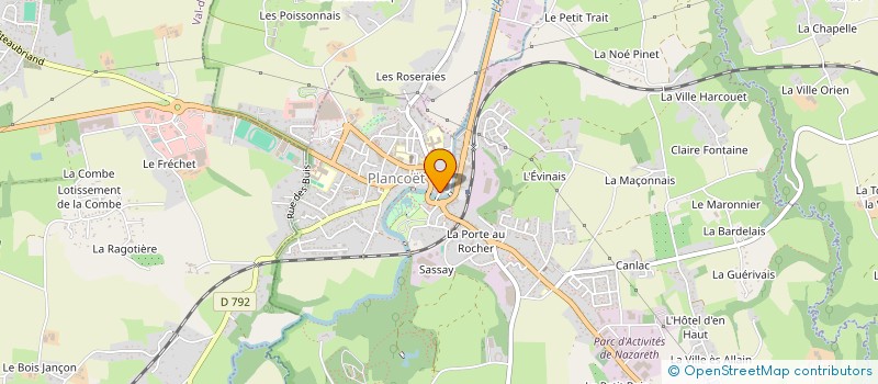 localisation de l'entreprise MADAME ANAIS LE DUC  PLANCOET