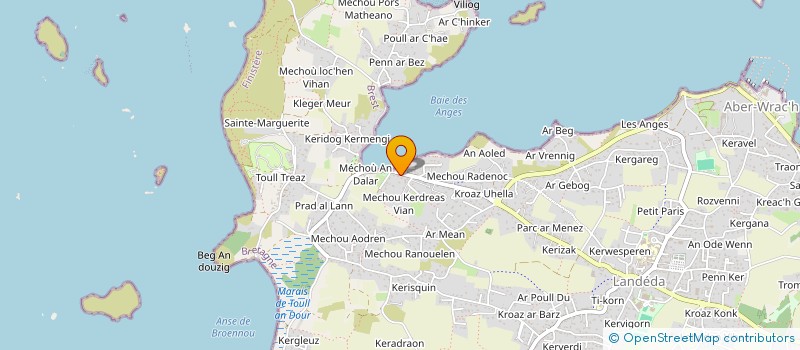 localisation de l'entreprise MADAME ANAIS LE GODEC  LANDEDA