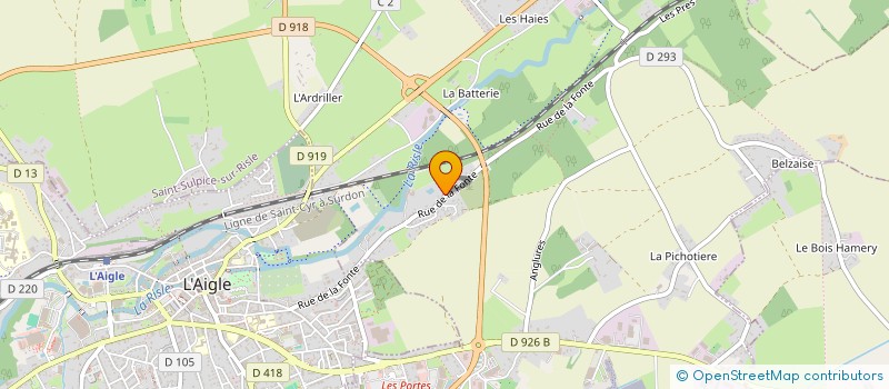 localisation de l'entreprise MADAME ANAIS LE LONG à SAINT-SULPICE-SUR-RISLE