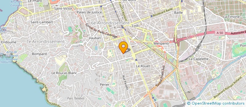 localisation de l'entreprise MADAME ANAIS LECAT à MARSEILLE
