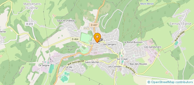 localisation de l'entreprise MADAME ANAIS LECERF  MAICHE