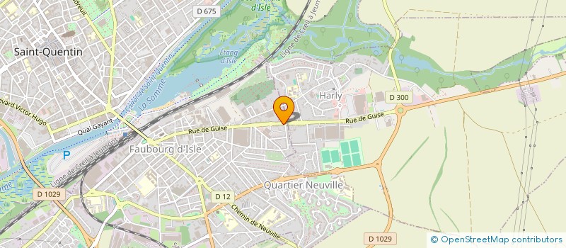 localisation de l'entreprise MADAME ANAIS LECHEF  SAINT-QUENTIN
