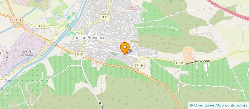 localisation de l'entreprise MADAME ANAIS LECOQ  LANCON-PROVENCE