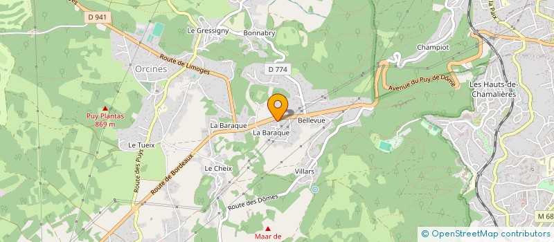 localisation de l'entreprise MADAME ANAIS LEFAURE  ORCINES