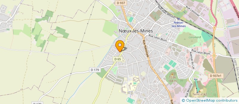 localisation de l'entreprise MADAME ANAIS LENNE  NUX-LES-MINES