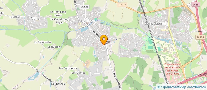 localisation de l'entreprise MADAME ANAIS LEPRETRE  LA MILESSE