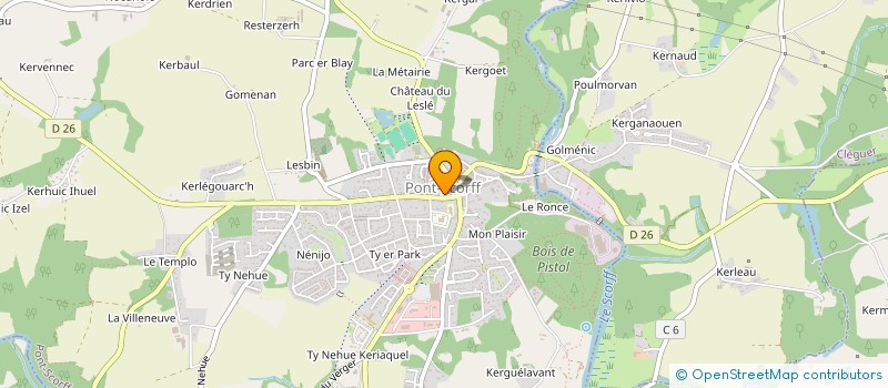 localisation de l'entreprise MADAME ANAIS LERNOULD  PONT-SCORFF