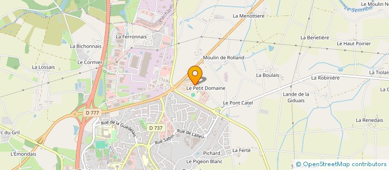 localisation de l'entreprise MADAME ANAIS LEROI  BAIN-DE-BRETAGNE