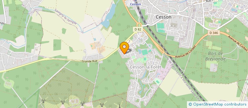 localisation de l'entreprise MADAME ANAIS LEROY  CESSON