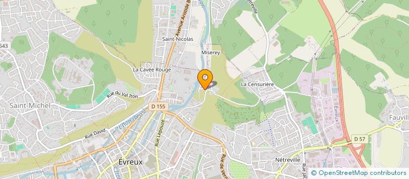 localisation de l'entreprise MADAME ANAIS LEVREUX  EVREUX