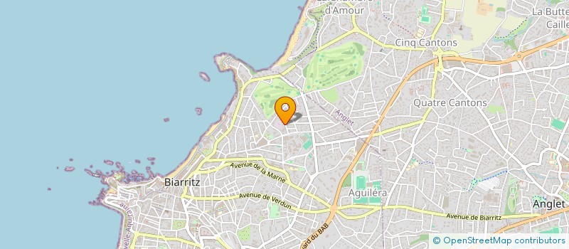 localisation de l'entreprise MADAME ANAIS LEWETT  BIARRITZ