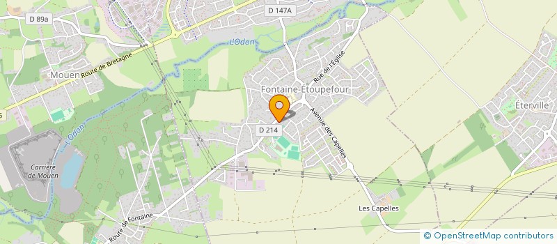 localisation de l'entreprise MADAME ANAIS LHOMME  FONTAINE-ETOUPEFOUR