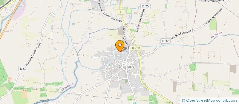 localisation de l'entreprise MADAME ANAIS LILLAMAND  MAILLANE