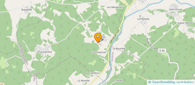 localisation de l'entreprise MADAME ANAIS LIOGIER  SAVIGNAC-LES-EGLISES