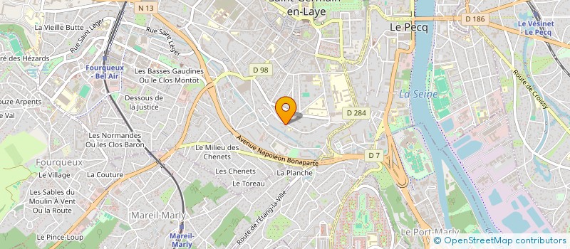 localisation de l'entreprise MADAME ANAIS LOCHON  SAINT-GERMAIN-EN-LAYE