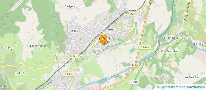 localisation de l'entreprise MADAME ANAIS LONGCHAMP à EMBRUN