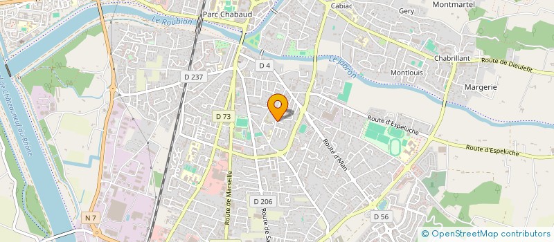 localisation de l'entreprise MADAME ANAIS LOPEZ  MONTELIMAR