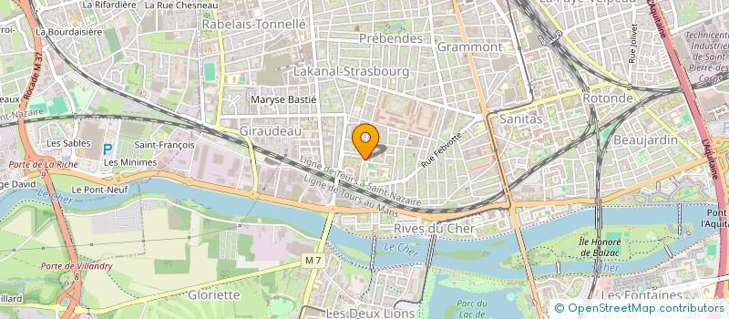 localisation de l'entreprise MADAME ANAIS LORTEAU  TOURS