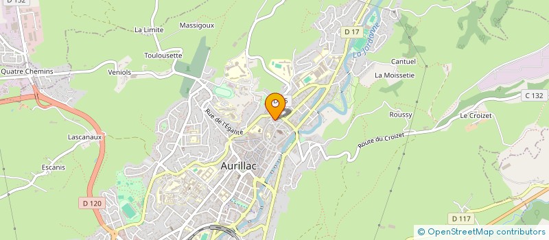 localisation de l'entreprise MADAME ANAIS LOZACH à AURILLAC
