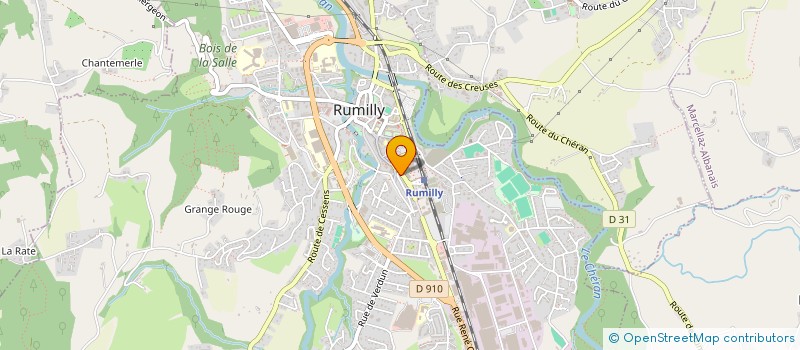 localisation de l'entreprise MADAME ANAIS LUCAS  RUMILLY