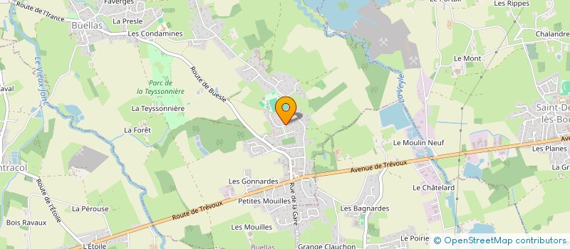 localisation de l'entreprise MADAME ANAIS LUCET  JASSANS-RIOTTIER