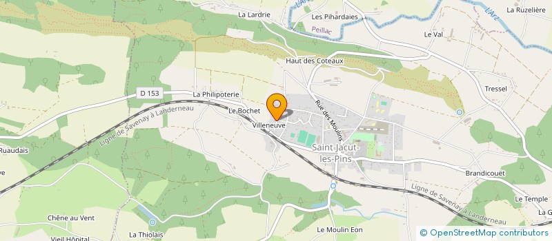 localisation de l'entreprise MADAME ANAIS LUHERNE  SAINT-JACUT-LES-PINS