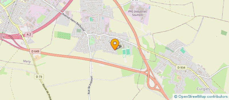 localisation de l'entreprise MADAME ANAIS MAGINOT  SAULTAIN