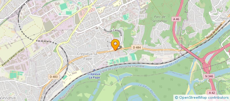 localisation de l'entreprise MADAME ANAIS MAGLOIRE  RILLIEUX-LA-PAPE