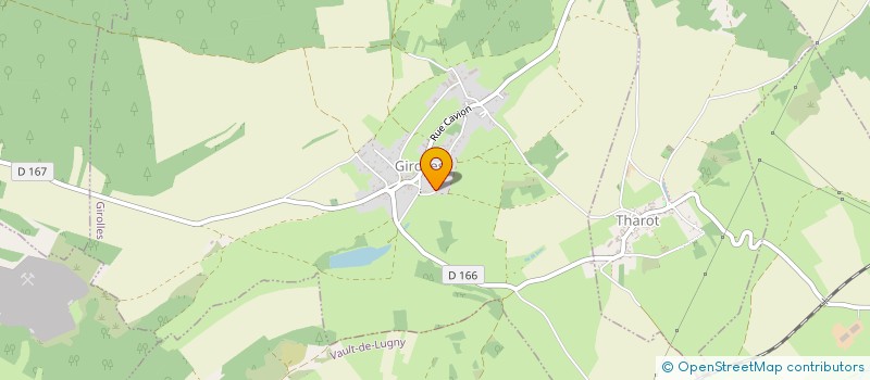 localisation de l'entreprise MADAME ANAIS MAGNY  GIROLLES