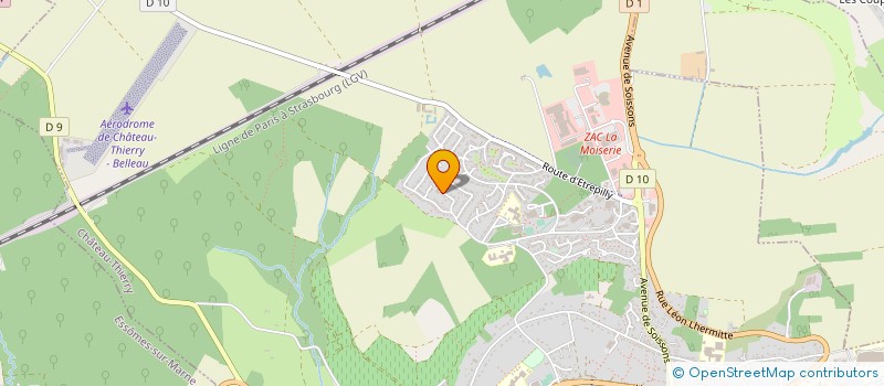 localisation de l'entreprise MADAME ANAIS MAILLARD  CHATEAU-THIERRY