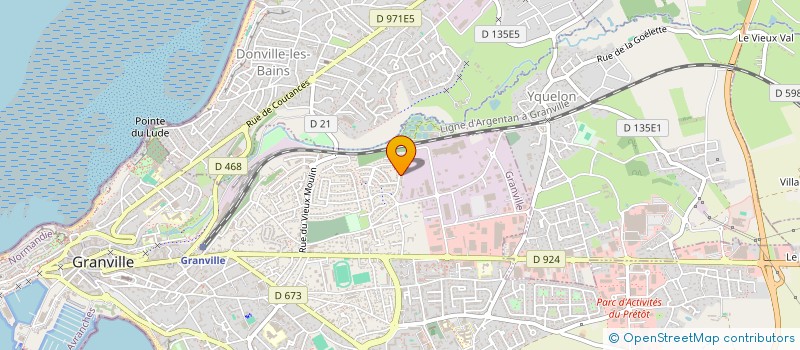 localisation de l'entreprise MADAME ANAIS MALETRAS  GRANVILLE