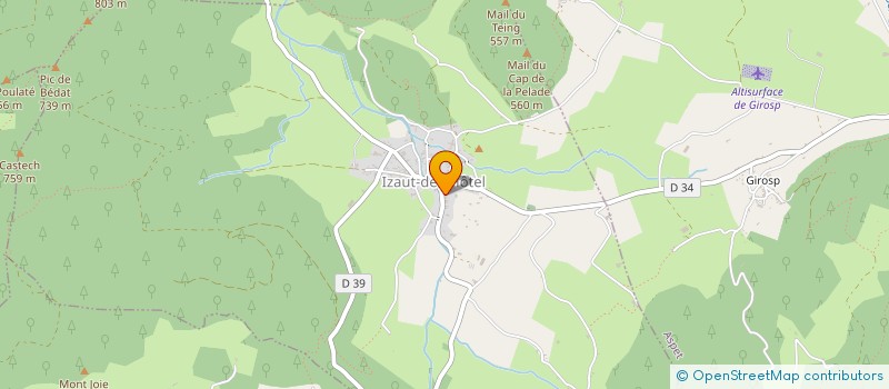 localisation de l'entreprise MADAME ANAIS MALMONT  IZAUT-DE-L'HOTEL