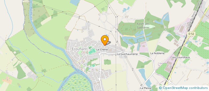 localisation de l'entreprise MADAME ANAIS MANCEAU  ECOUFLANT