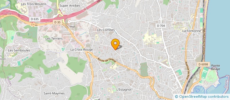 localisation de l'entreprise MADAME ANAIS MANCHINI  ANTIBES