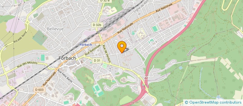 localisation de l'entreprise MADAME ANAIS MARCHESE à FORBACH