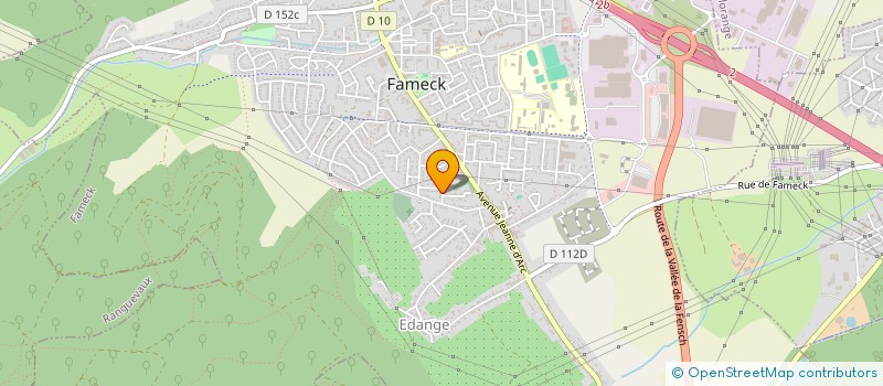 localisation de l'entreprise MADAME ANAIS MARCHITTI  FAMECK