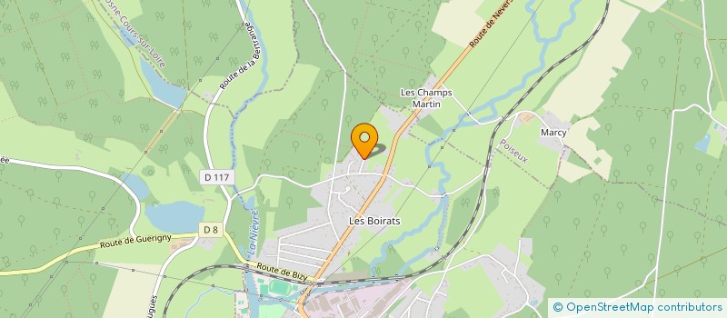 localisation de l'entreprise MADAME ANAIS MARECHAL  GUERIGNY