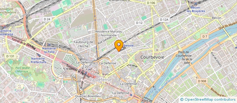 localisation de l'entreprise MADAME ANAIS MARIE AUDE RENEVIER à COURBEVOIE