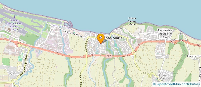 localisation de l'entreprise MADAME ANAIS MARIE-JEANNE  SAINTE-MARIE