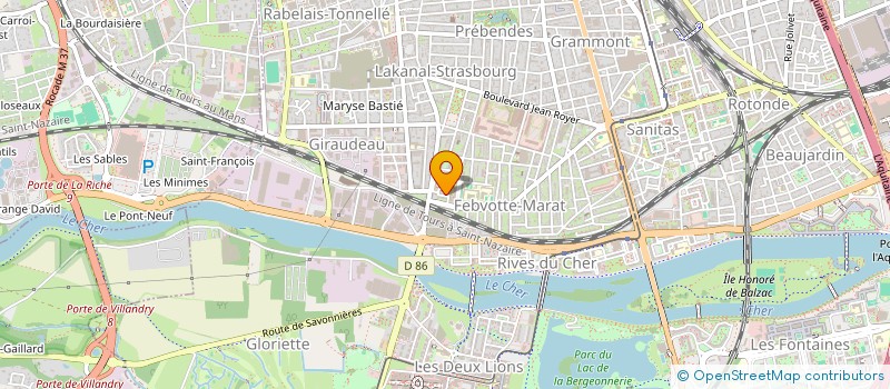localisation de l'entreprise MADAME ANAIS MARKARIAN  TOURS