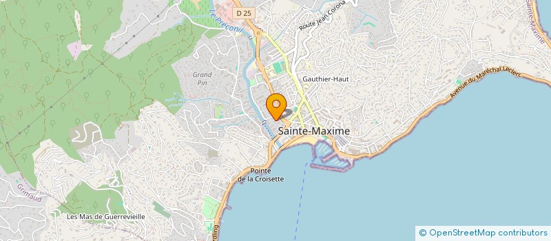 localisation de l'entreprise MADAME ANAIS MARQUES à SAINTE-MAXIME