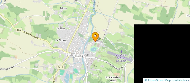 localisation de l'entreprise MADAME ANAIS MARQUEZ GARCIA  L'ISLE-EN-DODON