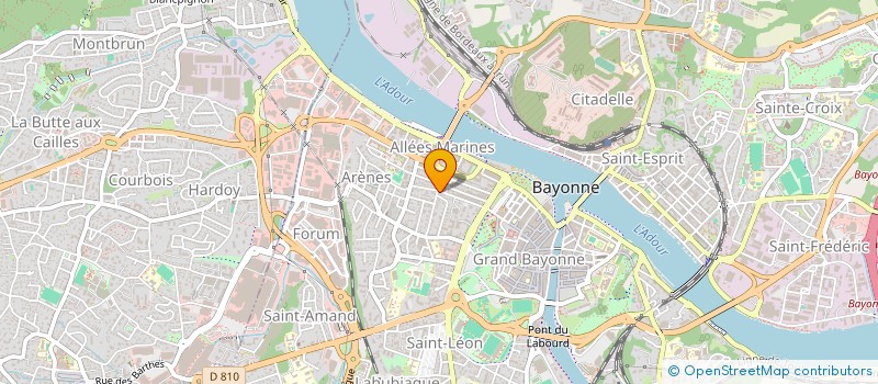 localisation de l'entreprise MADAME ANAIS MARRO à BAYONNE