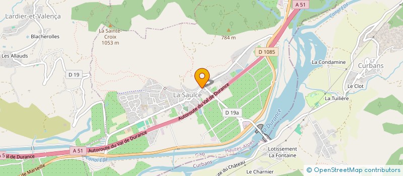 localisation de l'entreprise MADAME ANAIS MARTIN  LA SAULCE