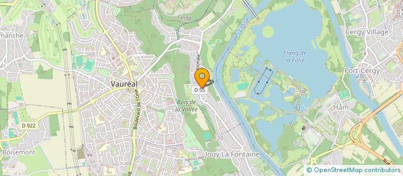 localisation de l'entreprise MADAME ANAIS MARTIN  VAUREAL