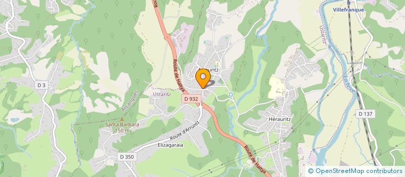 localisation de l'entreprise MADAME ANAIS MARY  USTARITZ