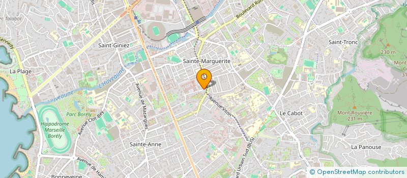 localisation de l'entreprise MADAME ANAIS MASSE à MARSEILLE 9EME