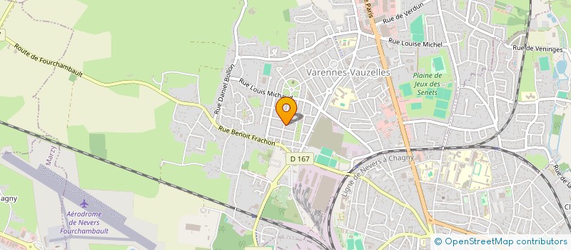 localisation de l'entreprise MADAME ANAIS MASSE  VARENNES-VAUZELLES