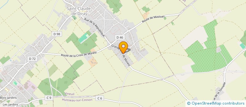 localisation de l'entreprise MADAME ANAIS MASSON à SAINT-CLAUDE-DE-DIRAY