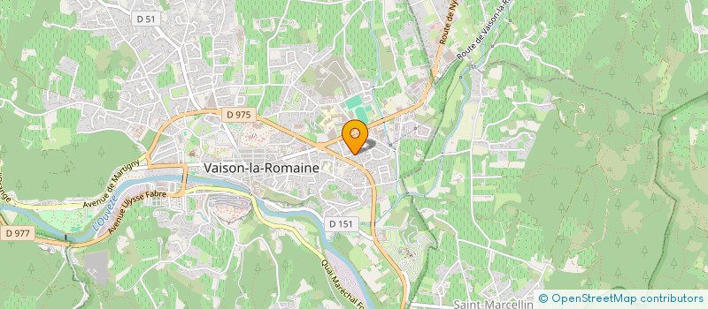 localisation de l'entreprise MADAME ANAIS MASSOT  VAISON-LA-ROMAINE